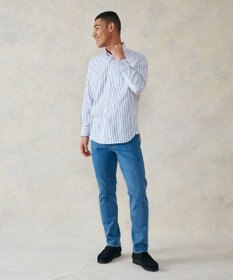 J.PRESS MEN ドビーマルチストライプ シャツ