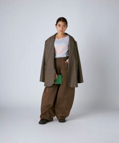 OP／FILA 【Kappa】ショート丈 ナンバーロゴ 肩ストラップロンT