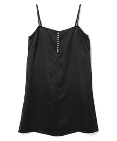 uncrave アセテートヴィンテージサテン キャミソールブラウス ブラック