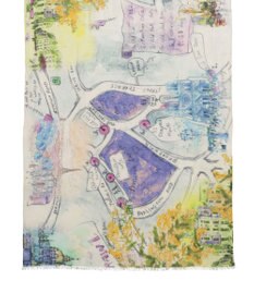 MOONBAT ハナト (Hanato) シルクコットンストール タウンマップ