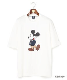 J.PRESS MEN 【DISNEY COLLECTION】【UNISEX】フロントイラストTシャツ / ミッキーマウス