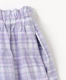 ANY KIDS チェック柄 ショート パンツ