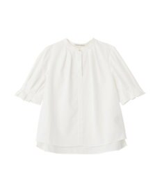 Green Parks タックショートスリーブブラウス