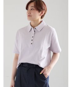 Te chichi コットンカットカノコポロシャツ