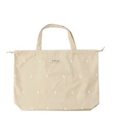 MOONBAT POLO RALPH LAUREN ポケッタブルレインバッグ ポロポニーカラードット／撥水 レインバッグカバー