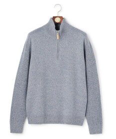 J.PRESS MEN ウール×カシミヤの上質素材【Cash Lamb's Wool】ハーフジップ ニット_25年モデル