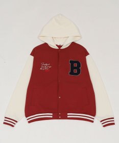 WEGO 【ユニセックス着用ITEM】スウェットフードスタジャン