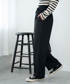 WEGO 【ウエストゴム/手洗い可】カラーイージーパンツ