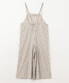 ANY 【洗濯機可/着丈調整可】ドットプリント サロペット