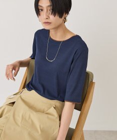 AMERICAN HOLIC シアーリブ配色プルオーバー