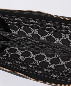 CLATHAS ワッフル　Lファスナー長財布