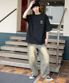 WEGO 【接触冷感/吸水速乾/ユニセックス着用ITEM/SMLサイズ展開】別注BENDAVISクールタッチワンポイントT（SS）