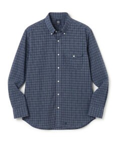 J.PRESS MEN 【こだわりの逸品】シアージャカードチェック シャツ / B.D. ネイビー系3