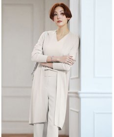 ICB 【WEB限定カラーあり】 シンセティックハイゲージ ロングカーディガン