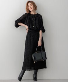 23区 【洗える】へアリ―カットジャカード ブラウス