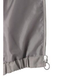 Green Parks スウェード調ギャザーブルゾン