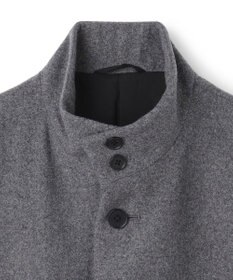 JOSEPH HOMME 【新素材】ライトウールシャギー　スタンドカラーシングルブレストコート