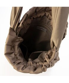 UNBILLION カシュカシュ cachecache / サテンギャザー巾着トートバッグ