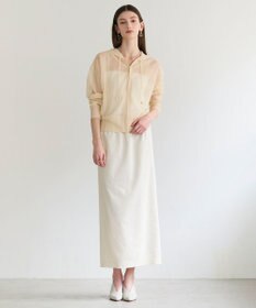 BEIGE， SIDERITE / シアージップフーディーニット