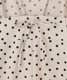 ANY 【洗濯機可/着丈調整可】ドットプリント サロペット