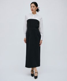 ICB 【洗える】ミリオーネダンボールニット ベアトップワンピース