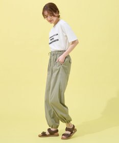 ANY 【洗濯機可/ウエストゴム】パラシュートパンツ