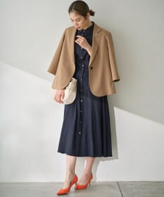 組曲 【WEB限定カラーあり】ボリュームスリーブシャツワンピース