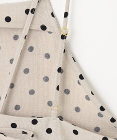 ANY 【洗濯機可/着丈調整可】ドットプリント サロペット