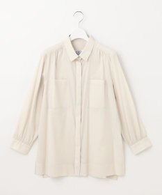 J.PRESS LADIES 【洗える】キュームコアソフトローン シャツ ブラウス