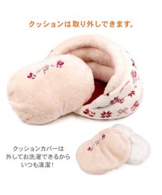 PET PARADISE ディズニー ミッキーマウス 遠赤外線 つぼ型 ボア カドラー