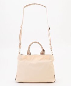 LA BAGAGERIE ツイルナイロン×エナメル 2WAYトートバッグ Sサイズ