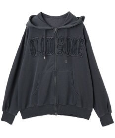 WEGO ヴィンテージウォッシュパッチワークBIGZIPパーカー