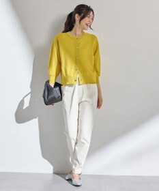 ANY シアーニットショートカーディガン