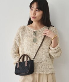 russet ナイロンジャガード2WAYミニショルダーバッグ（CE-1777）