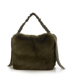 UNBILLION カシュカシュ cachecache / 下がりグログランワンハンドルエコファートート