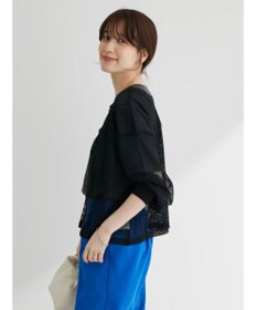 Green Parks ・ＥＬＥＮＣＡＲＥ　ＤＵＥ　２ｗａｙメッシュカーディガン