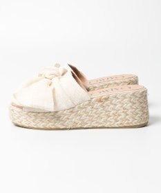 gaimo 【GAIMO/ガイモ】リネンリボン付きジュート厚底サンダル/CELIA-RS