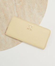 russet モノグラムプレートラウンドジップウォレット(SO-372)