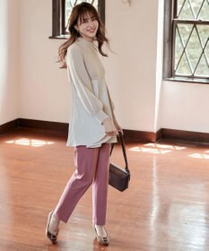 ANY SIS 【WEB&一部店舗限定】バックルスエード パンプス