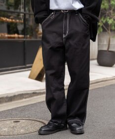 WEGO 【ユニセックス着用アイテム/ウエストゴム】ワーカーズパンツ