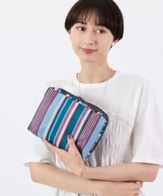 LeSportsac EXTRA LARGE RECTANGULAR COSMETIC/ファンシーストライプ
