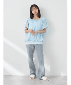 earth music&ecology シアードッキングドルマンブラウス