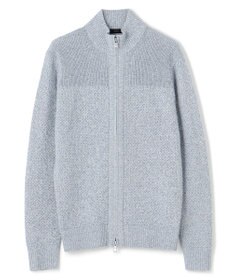 JOSEPH HOMME シルクバルキーハニカム　ジップアップニット