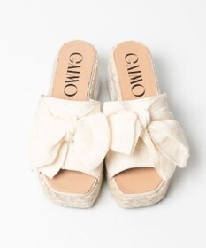 gaimo 【GAIMO/ガイモ】リネンリボン付きジュート厚底サンダル/CELIA-RS