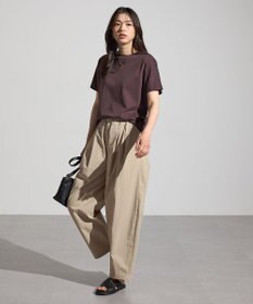 ANY L 【洗濯機可/ウエストゴム】撥水バレルパンツ