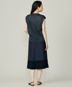 自由区 S モールブロッキングニット スカート