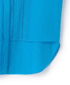 ICB L 【先行予約】リネンスラブローン バンドカラーデザインシャツ