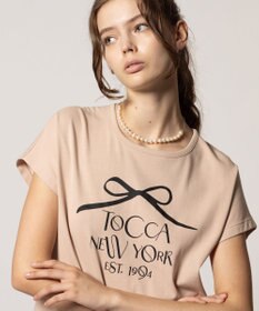 TOCCA 【接触冷感・UV90%以上カット・洗える】DANCING RIBBON Tシャツ