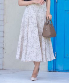 Tiaclasse 【洗える】フラワープリントスカート