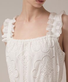 GRACE CONTINENTAL カットワーク刺繍ワンピース